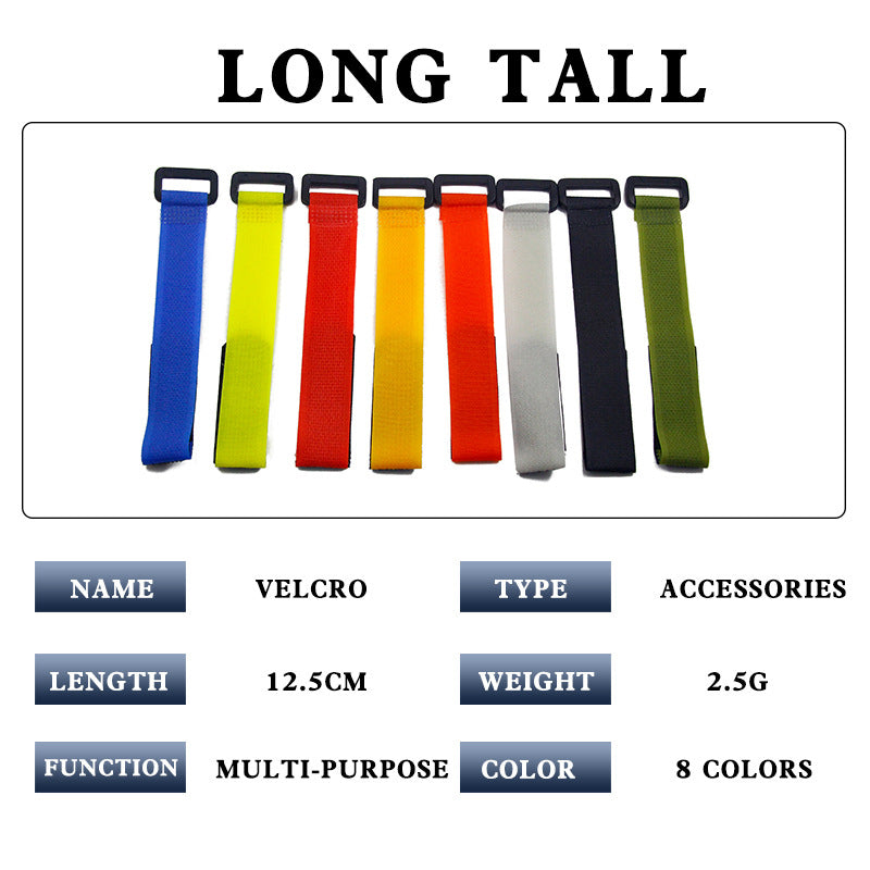 Adjustable Fishing Rod Fixed Ties Nylon Straps 12 24PCS Set