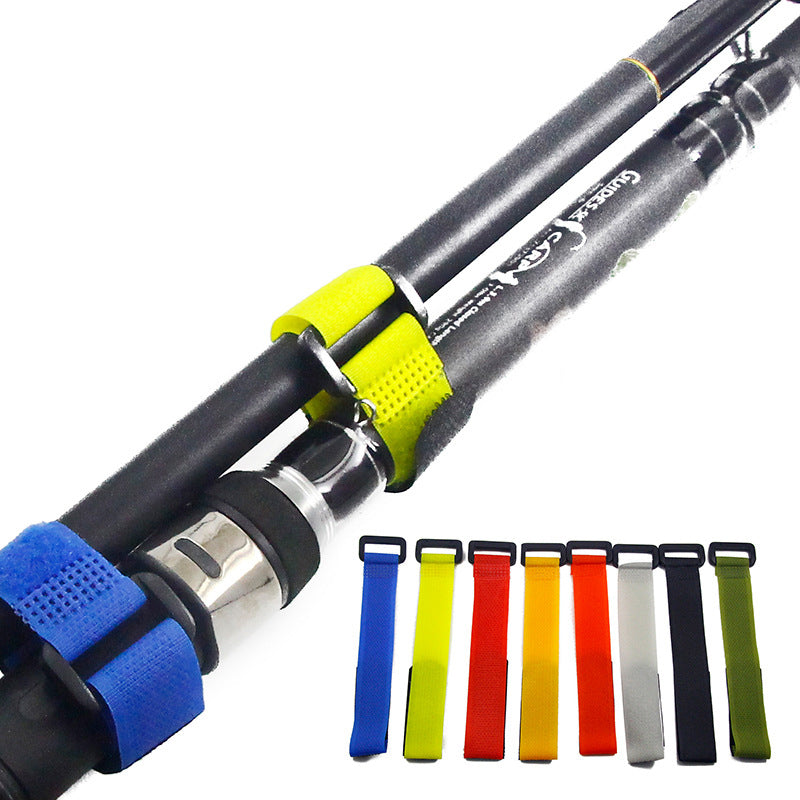 Adjustable Fishing Rod Fixed Ties Nylon Straps 12 24PCS Set