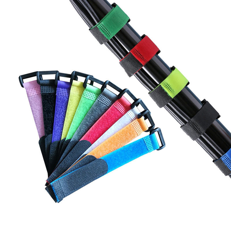 Adjustable Fishing Rod Fixed Ties Nylon Straps 12 24PCS Set