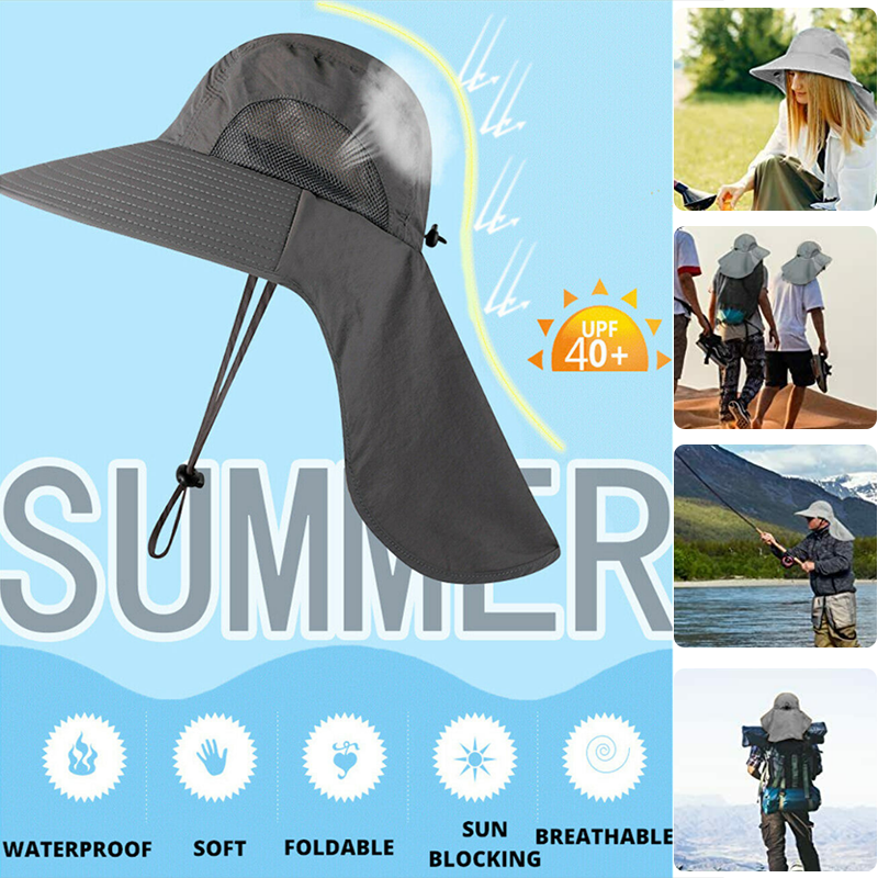Flat Cap Adjustable Outdoor Hat For Men Women All Seasons