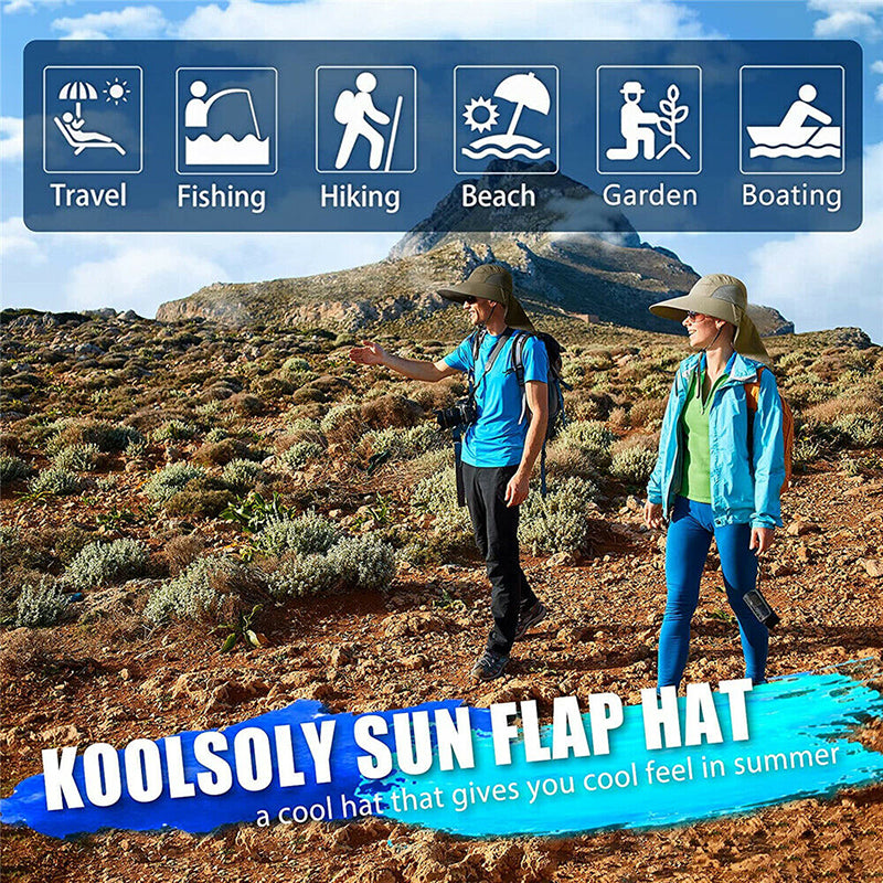 Flat Cap Adjustable Outdoor Hat For Men Women All Seasons