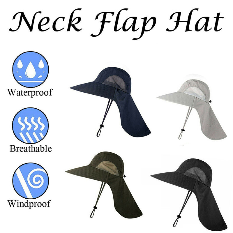 Flat Cap Adjustable Outdoor Hat For Men Women All Seasons