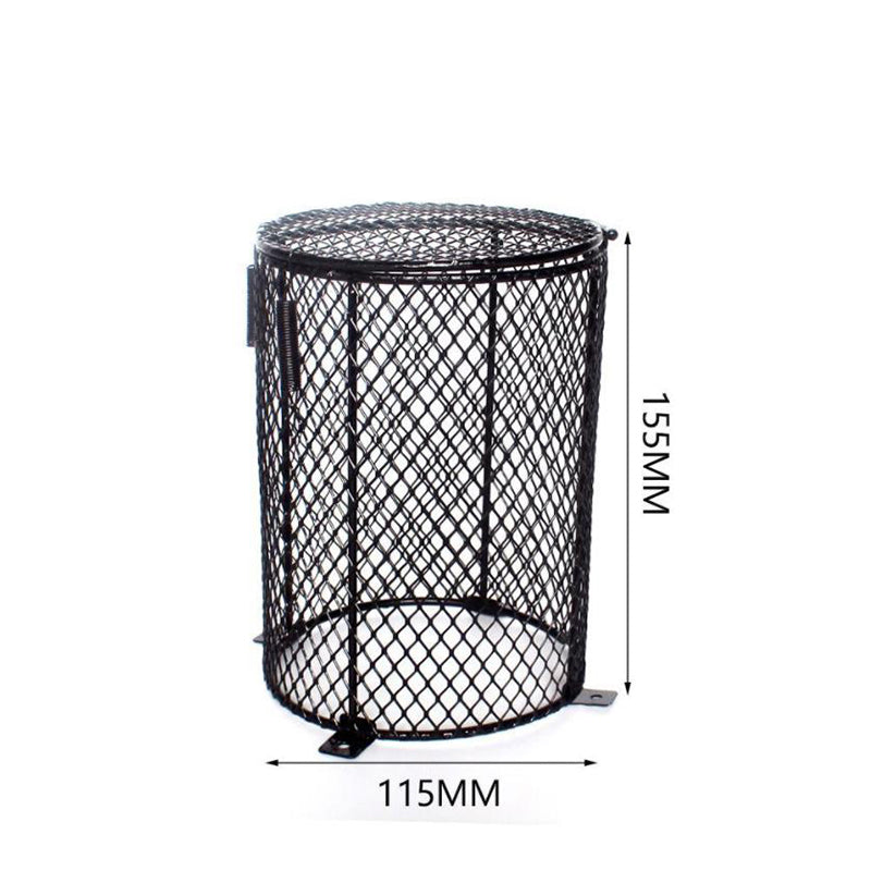 Reptile Heat Lamp Cover Metal Light Guard for Terrariums