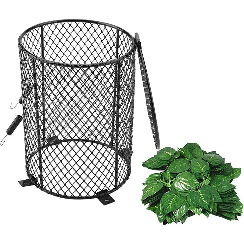 Reptile Heat Lamp Cover Metal Light Guard for Terrariums