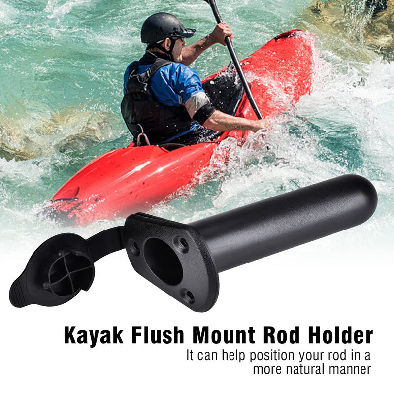 2PCS Adjustable Fishing Rod Holders for Kayak Boat Nylon Mount