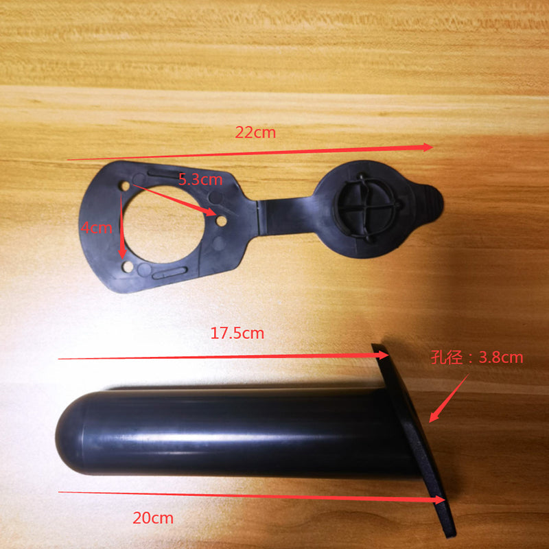 2PCS Adjustable Fishing Rod Holders for Kayak Boat Nylon Mount