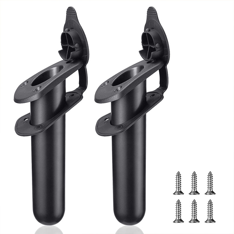2PCS Adjustable Fishing Rod Holders for Kayak Boat Nylon Mount