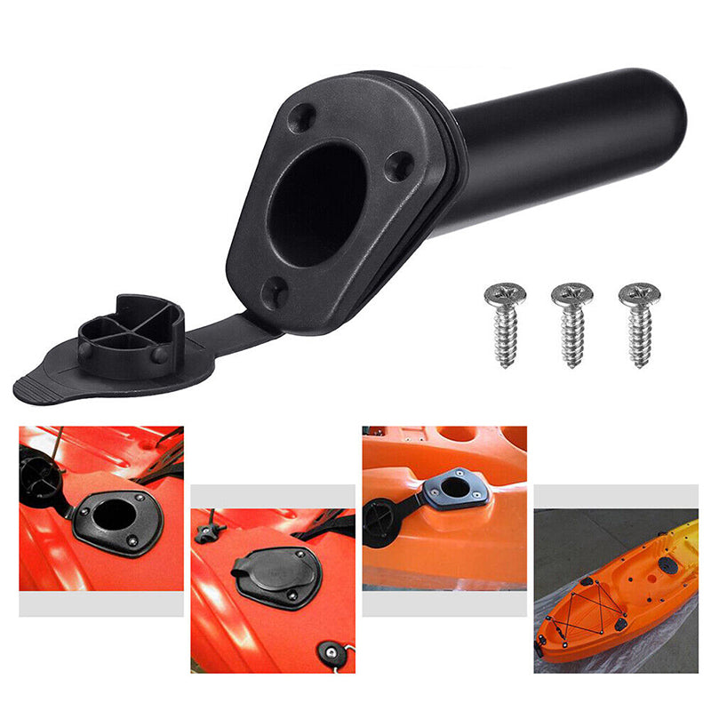 2PCS Adjustable Fishing Rod Holders for Kayak Boat Nylon Mount