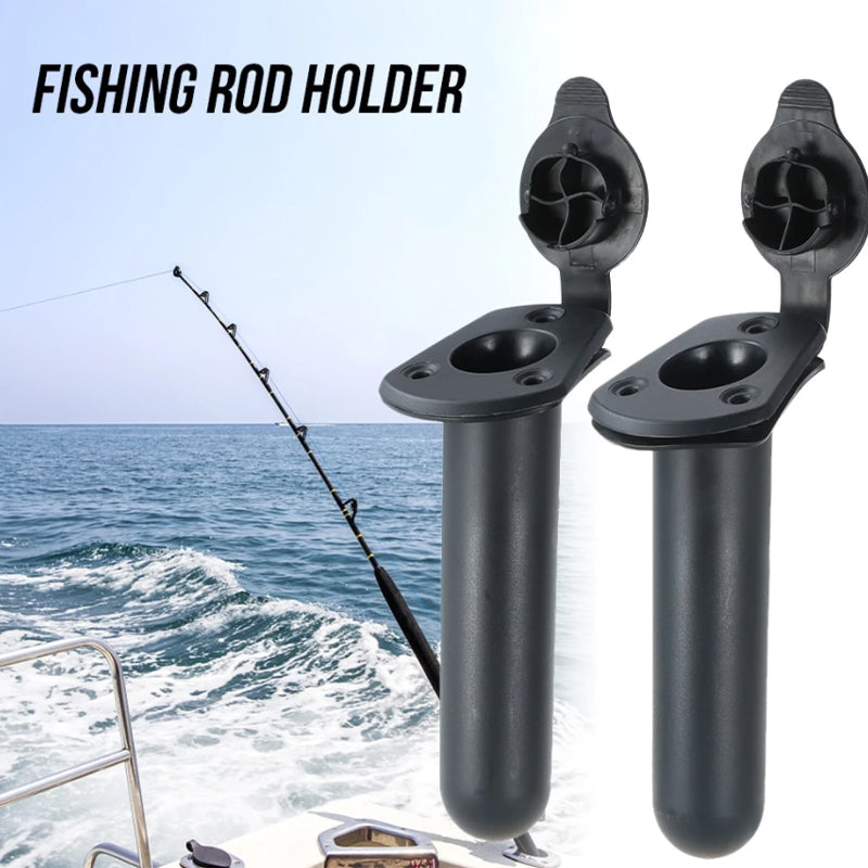 2PCS Adjustable Fishing Rod Holders for Kayak Boat Nylon Mount