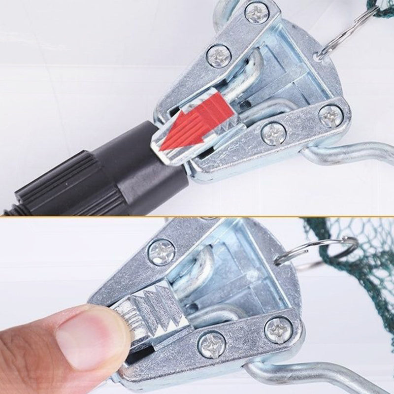 1.7M Telescopic Fishing Landing Net Foldable Aluminium Handle