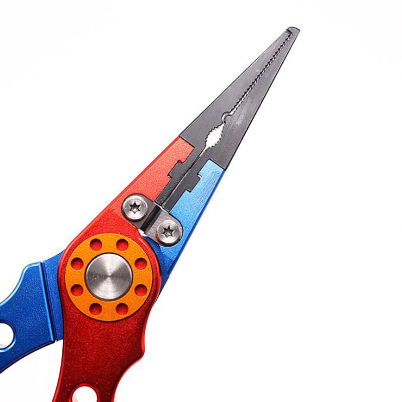 Aluminium Fishing Pliers with Cutter Split Ring Crimper & Case