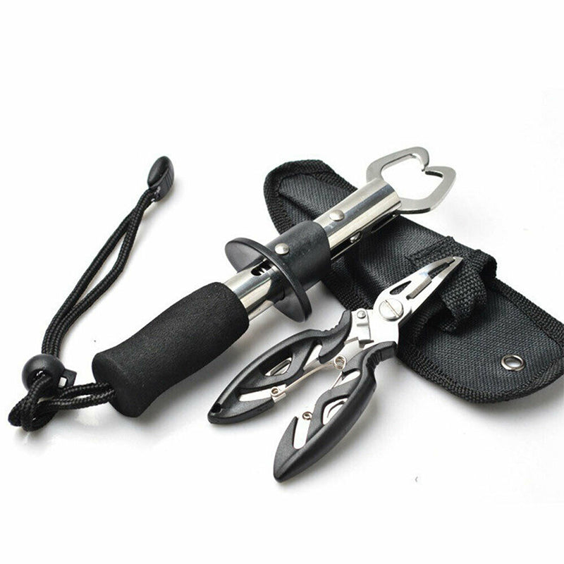 Fishing Pliers and Scissors Set with Line Cutter and Hook Remover