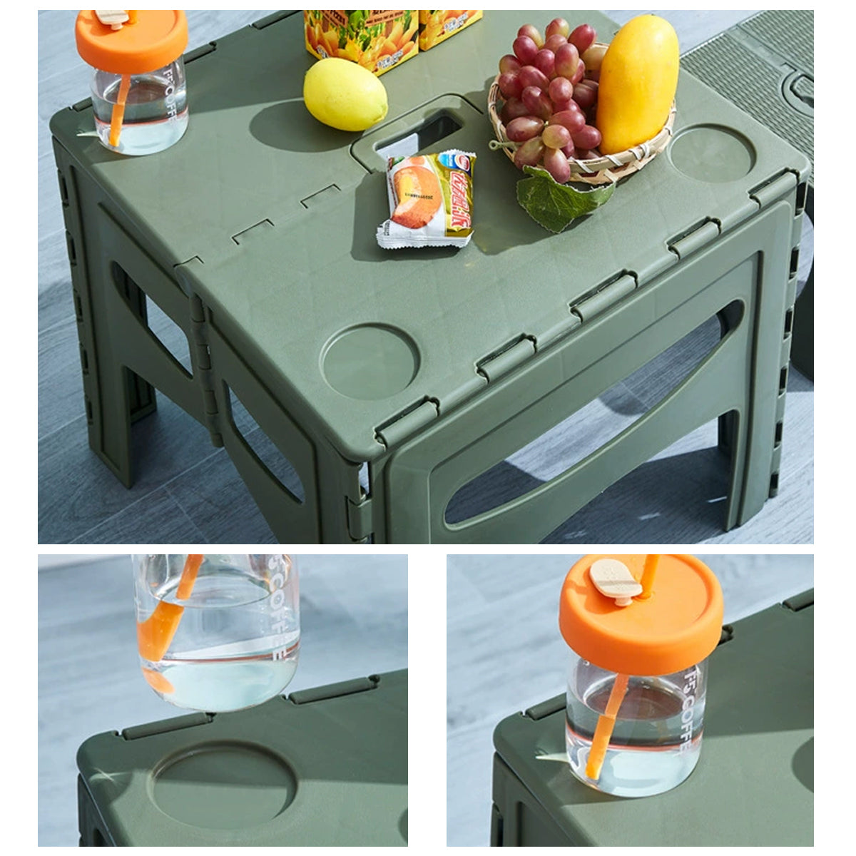Portable Foldable Table And Chairs Set For Camping Picnic Outdoor Use