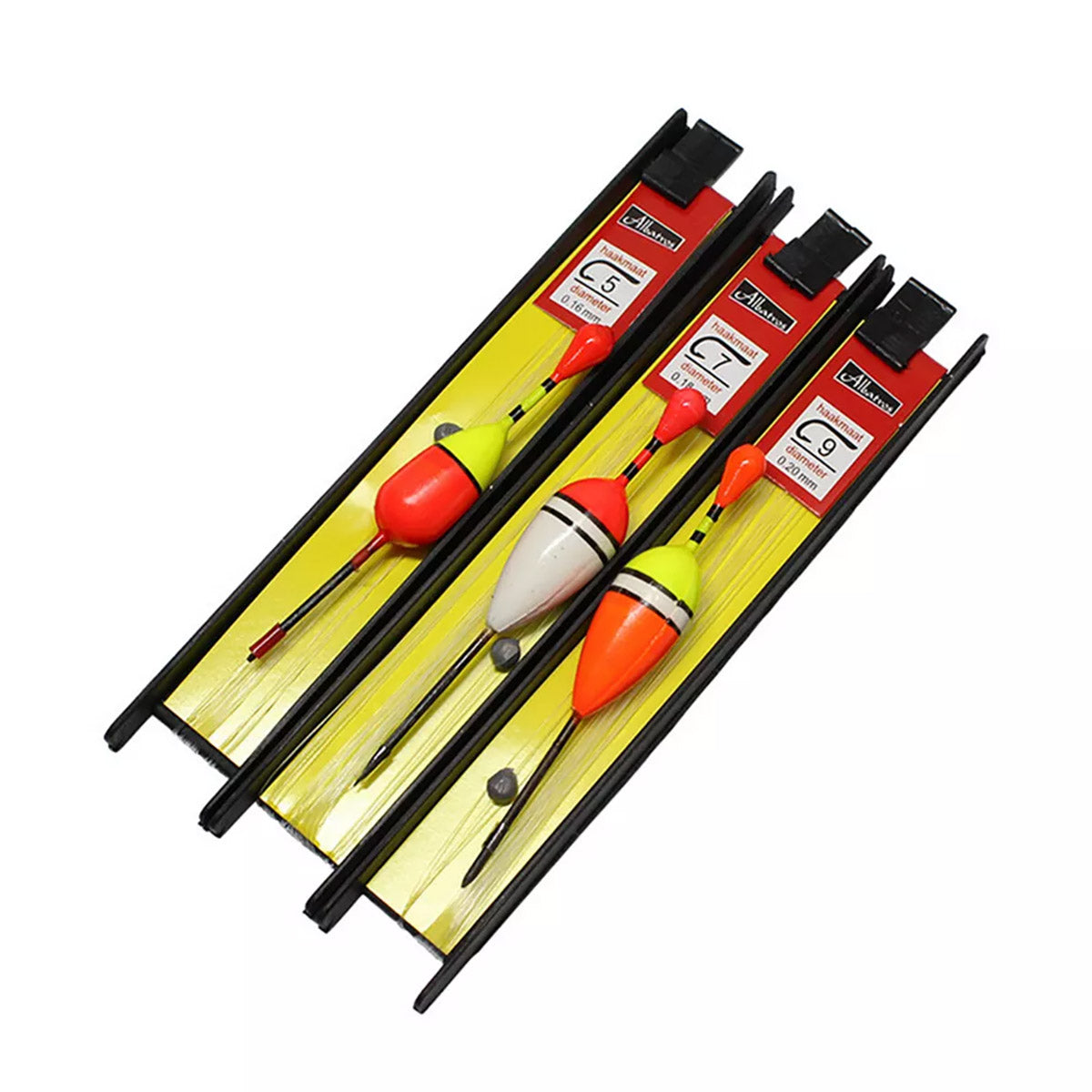 Fishing Floats Set 6Pcs With Pre Tied Hooks For Freshwater Saltwater
