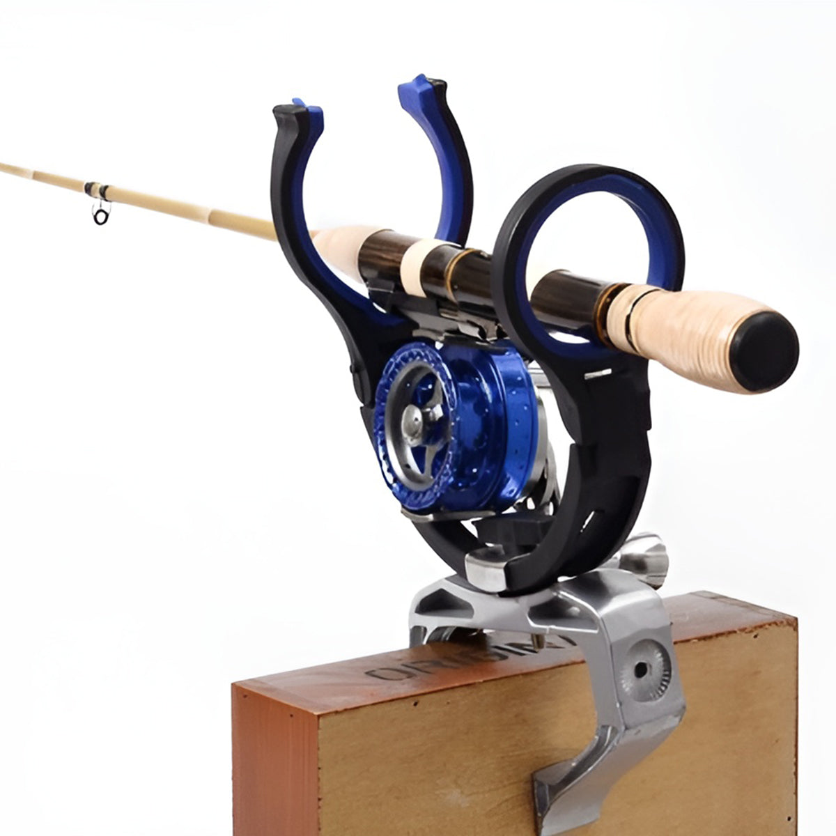 Adjustable Boat Fishing Rod Holder Clamp-on Pole Bracket Pod Rest Fishing Stand