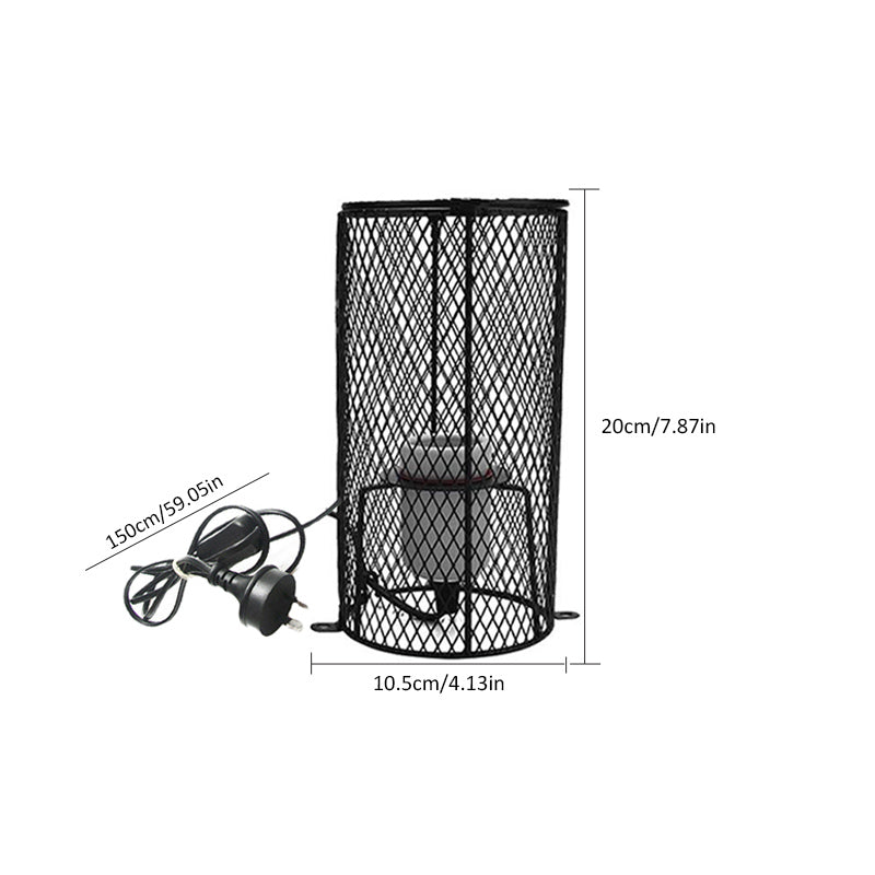 200W E27 Reptile Ceramic Heat Lamp Holder Light Bulb Switch Cage Pet Brooder