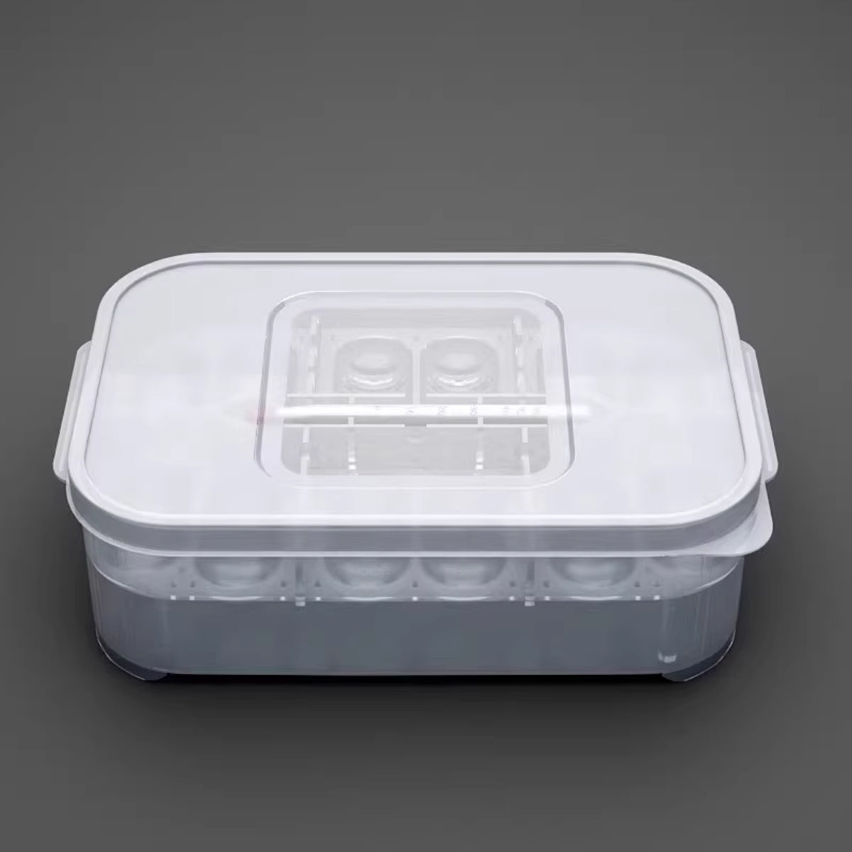 Reptile Egg Incubation Tray 12-Slot Hatching Box with Lid