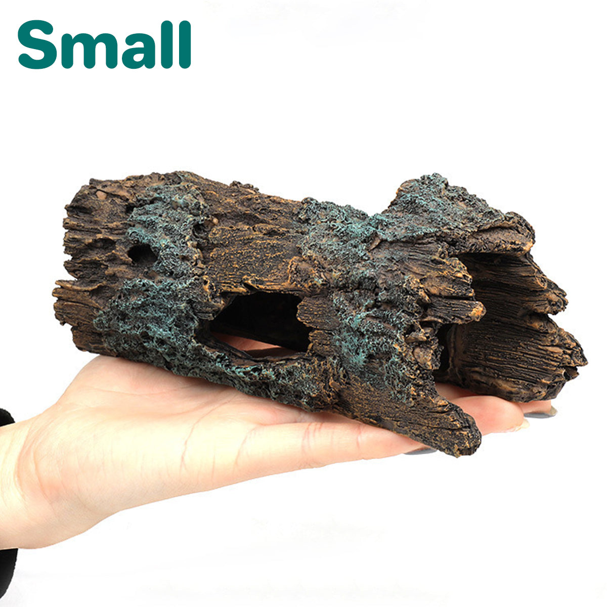 Reptile Hideout Cave Bark Style Resin Habitat Decoration
