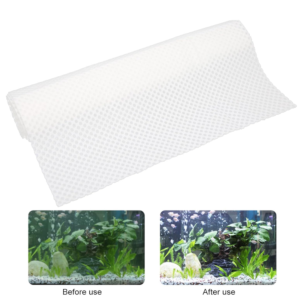 Honeycomb 3D Aquarium Filter Pad High-Permeability Reusable Filter Media