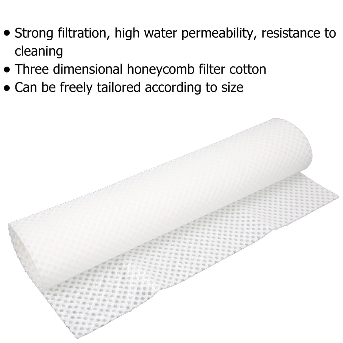 Honeycomb 3D Aquarium Filter Pad High-Permeability Reusable Filter Media