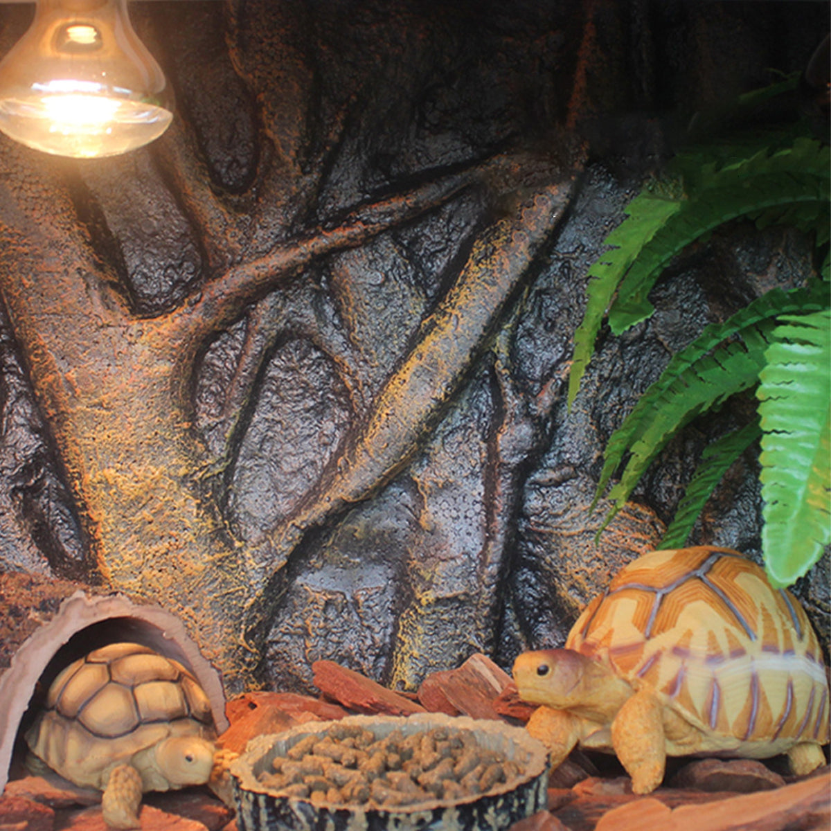 3D Foam Reptile Tank Background Board