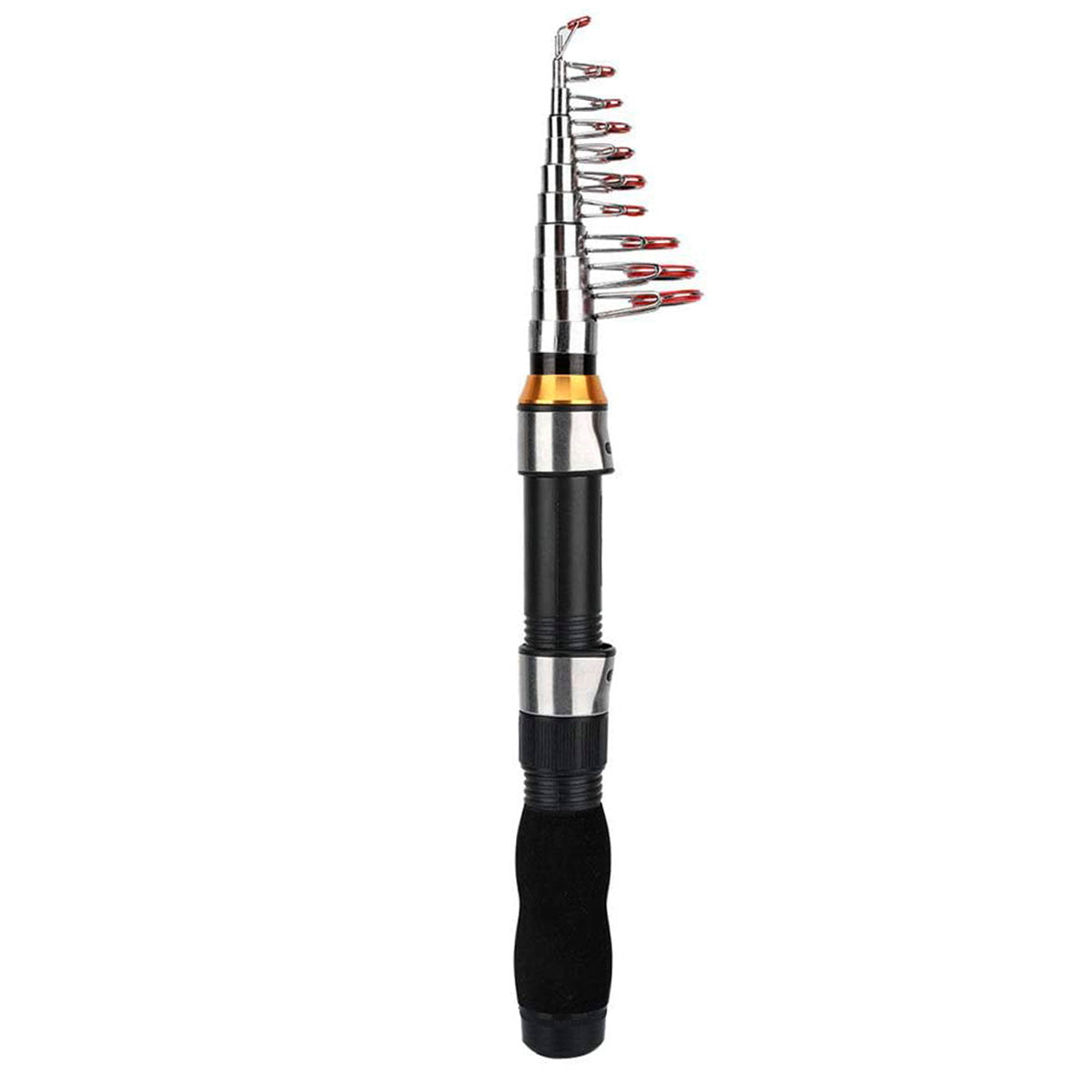 Telescopic Fishing Rod Portable Compact Travel Freshwater Saltwater