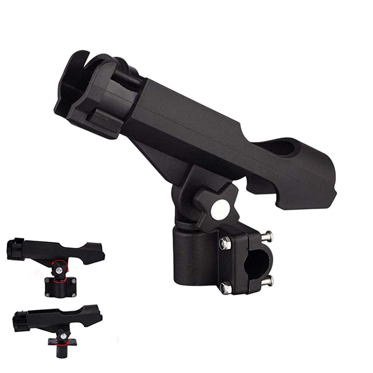Kayak Rod Holder Adjustable 360° Swivel Rail Mount System