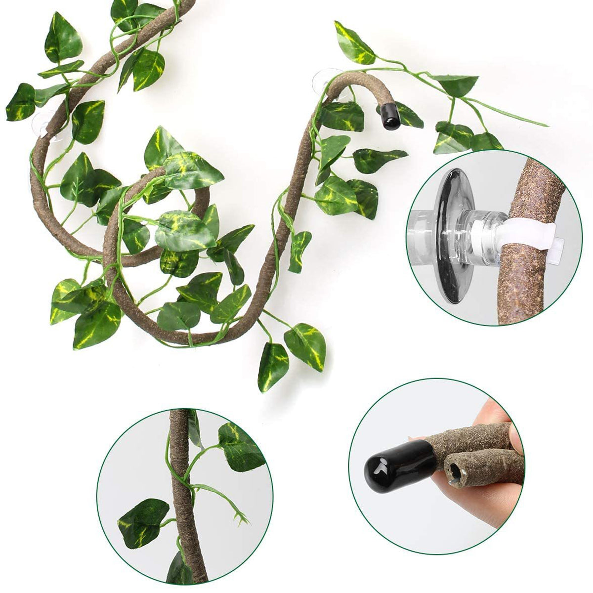 Artificial Tree Vine for Reptile Terrariums