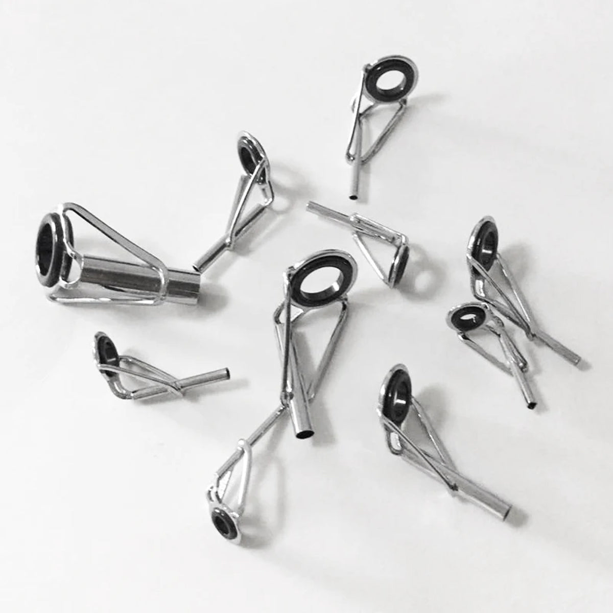 Fishing Rod Guide Tip Repair Kit 50pcs Stainless Steel Ceramic
