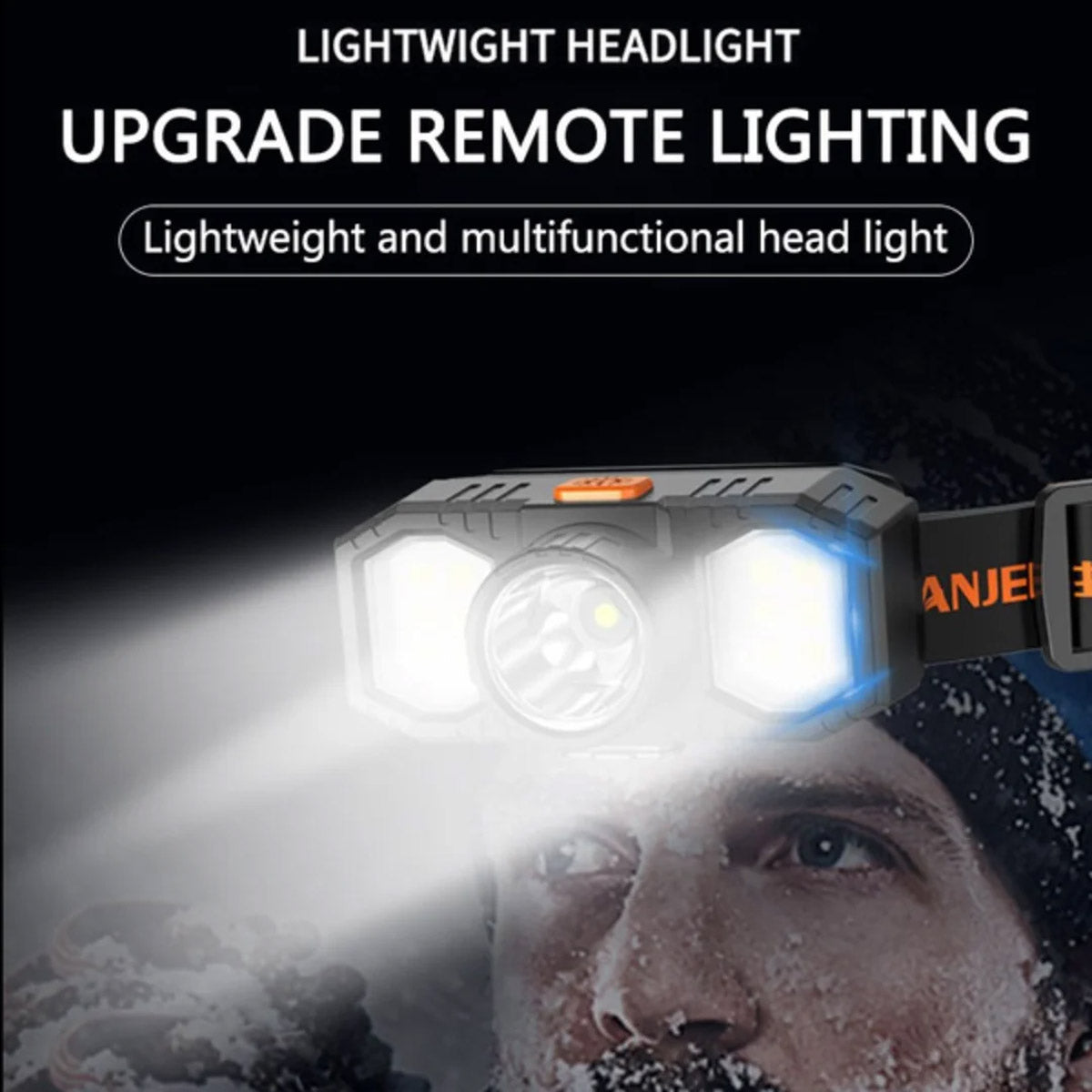 USB Rechargeable LED Headlamp Waterproof Outdoor Light