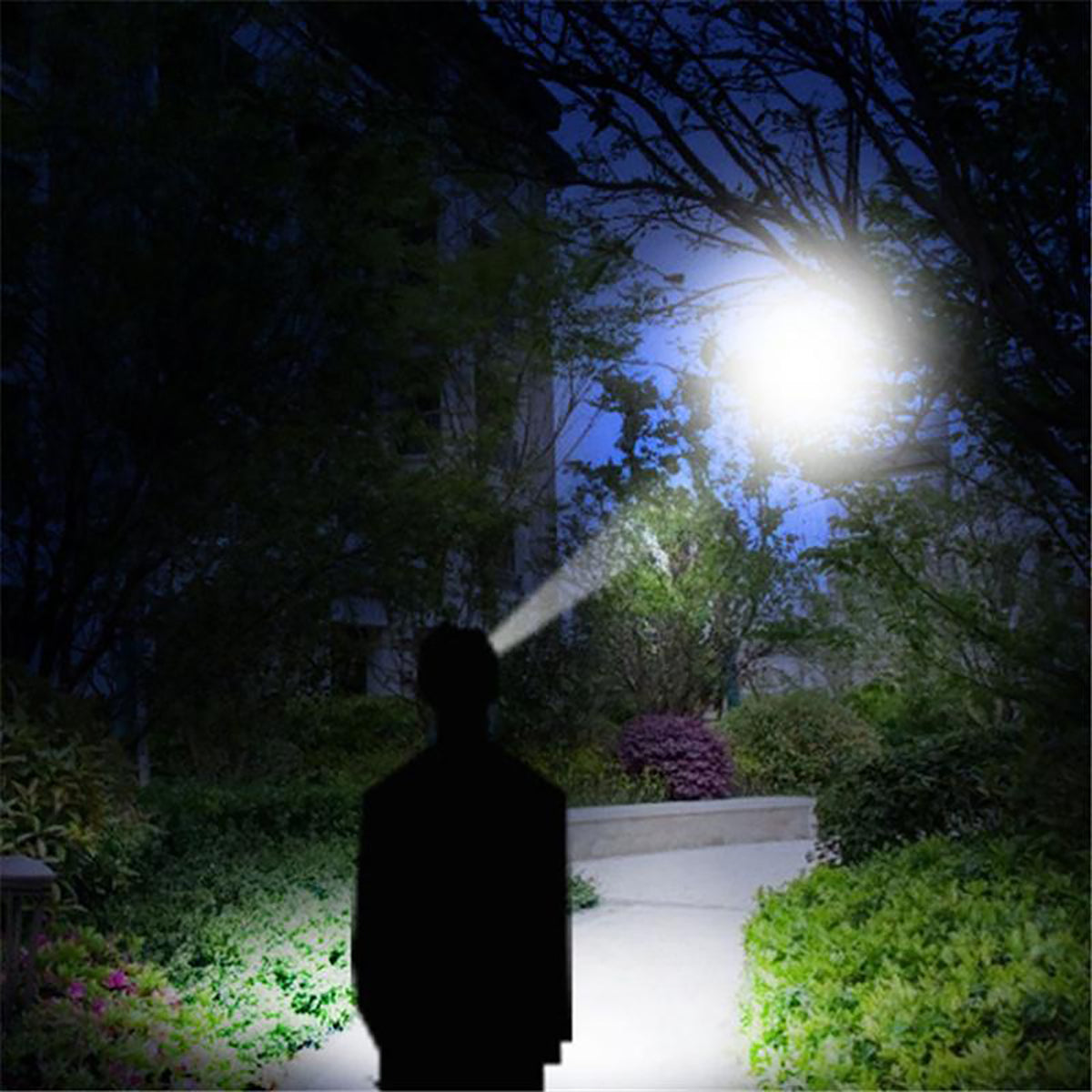 USB Rechargeable LED Headlamp Waterproof Outdoor Light