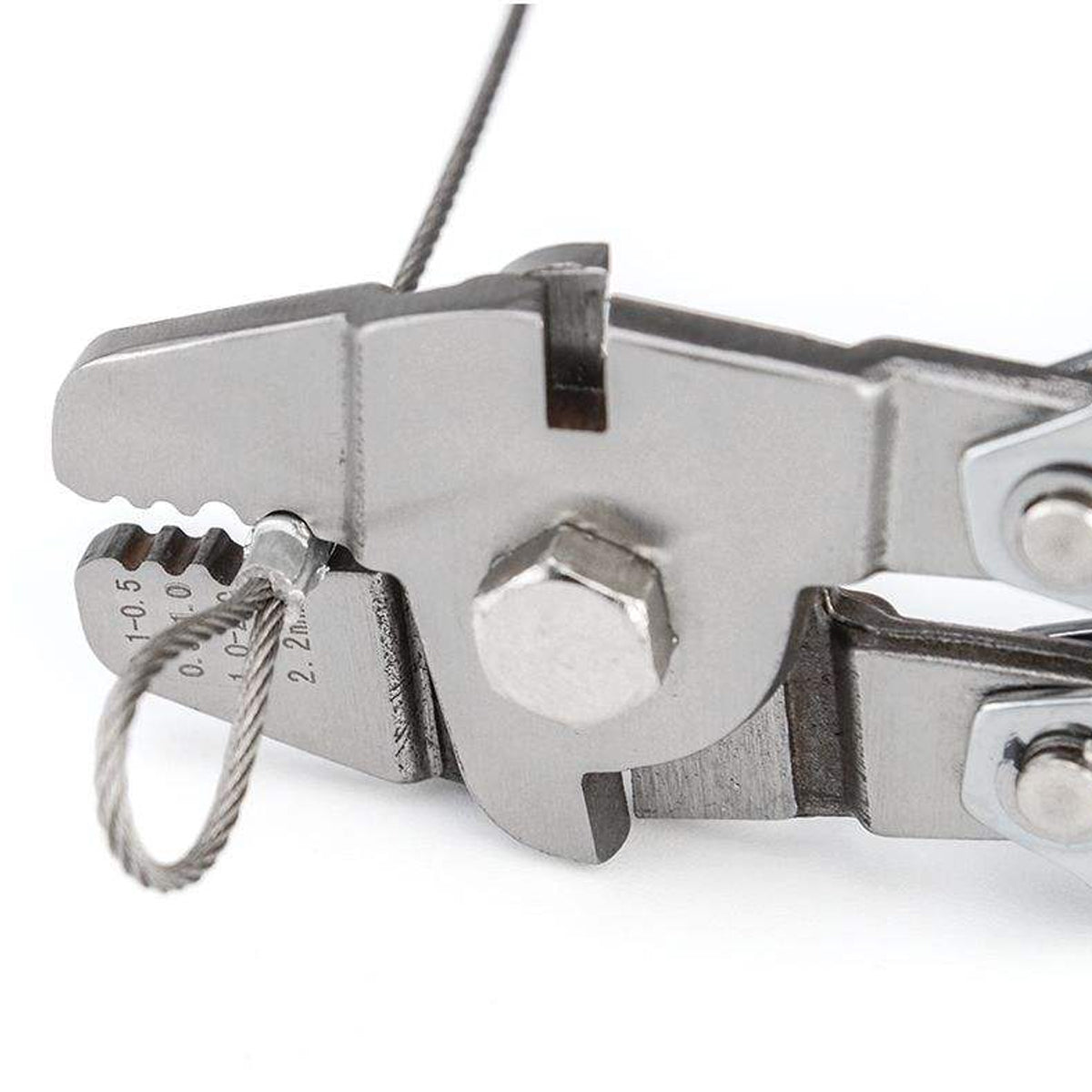 8-shaped Wire Rope Crimping Tool Pliers Swaging Swager Crimper Loop Sleeve