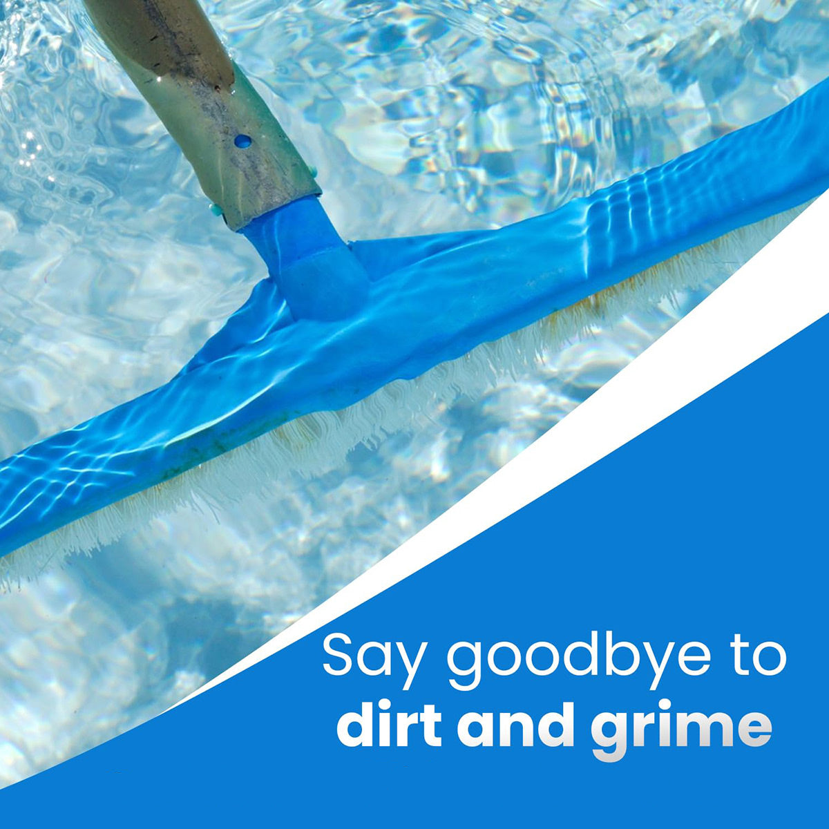 18 Inch Pool Cleaning Brush Heavy Duty For Pools Ponds And Spas