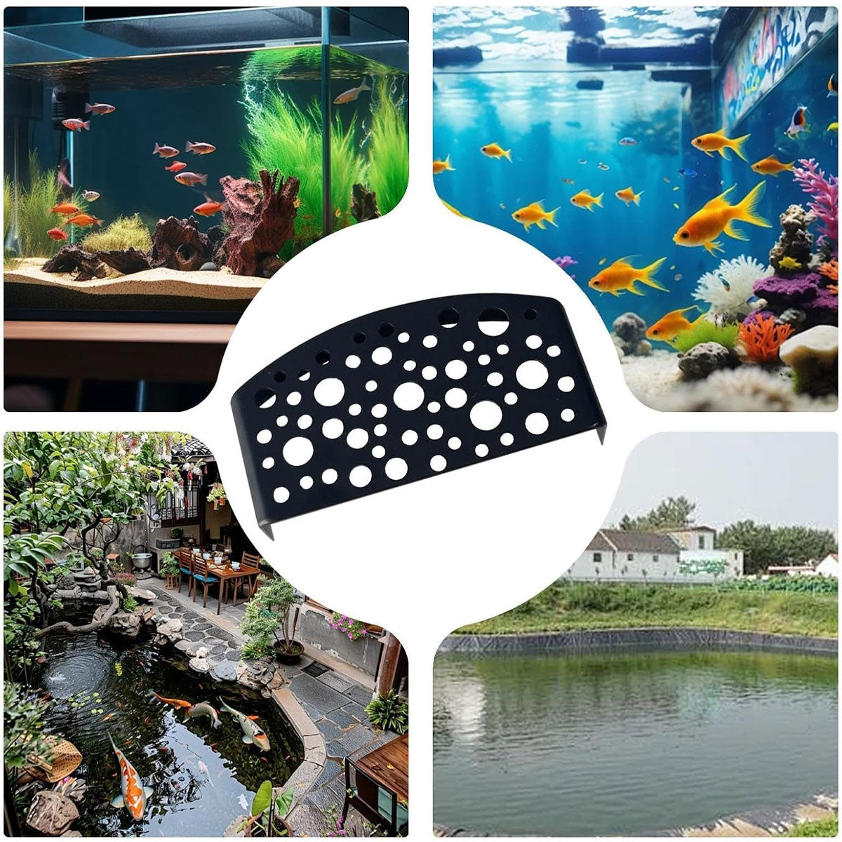 Shrimp Hiding Caves Aquarium Shelter Set Of 2 For Fish Tanks