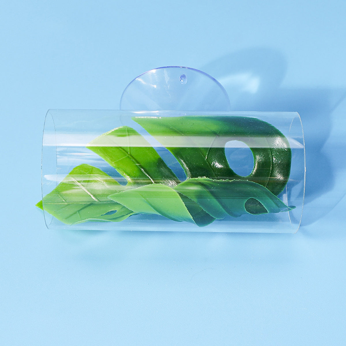 Acrylic Betta Fish Nest Leaf Shrimp Hide Pipe Aquarium Rest Breeding Tank Decor