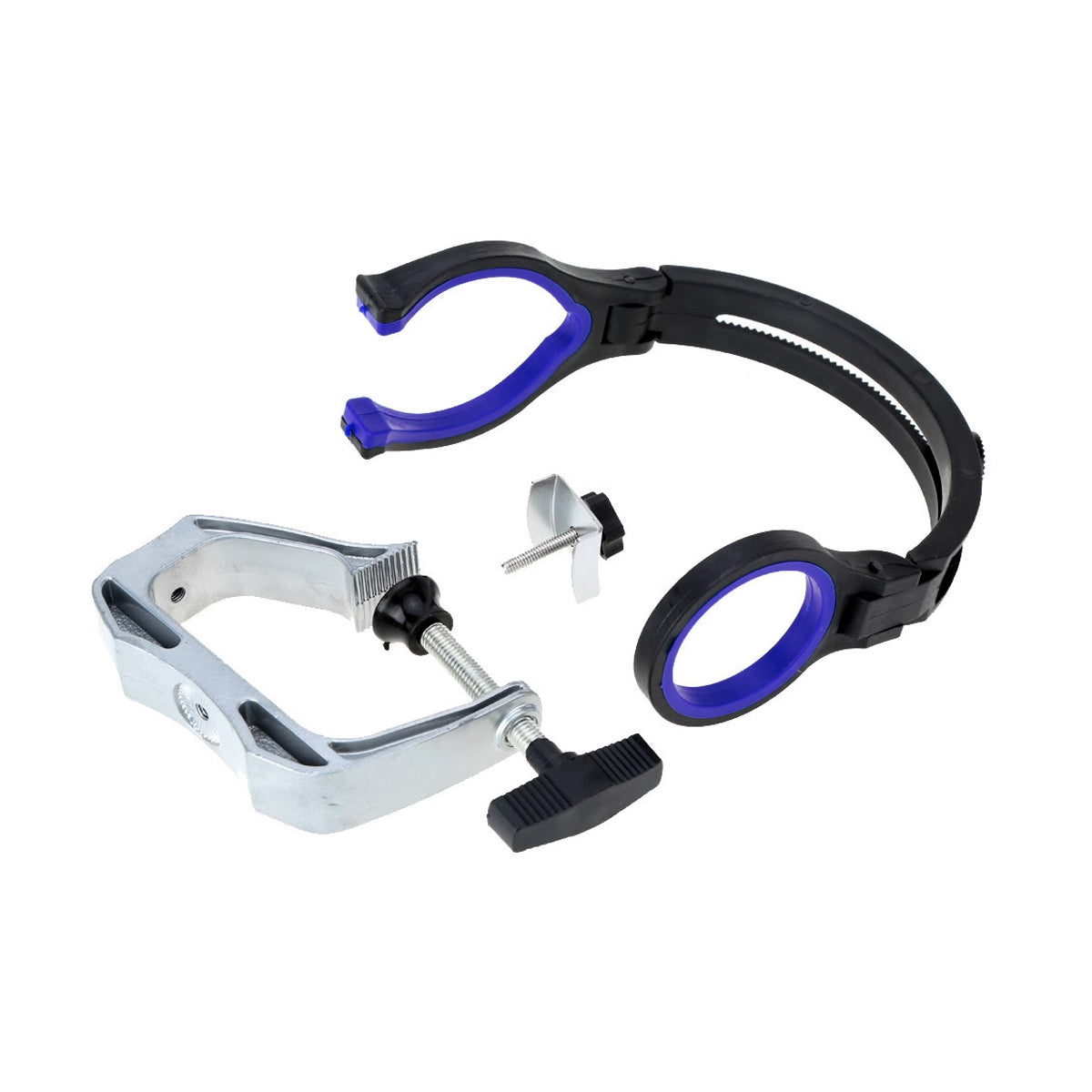 Adjustable Boat Fishing Rod Holder Clamp-on Pole Bracket Pod Rest Fishing Stand