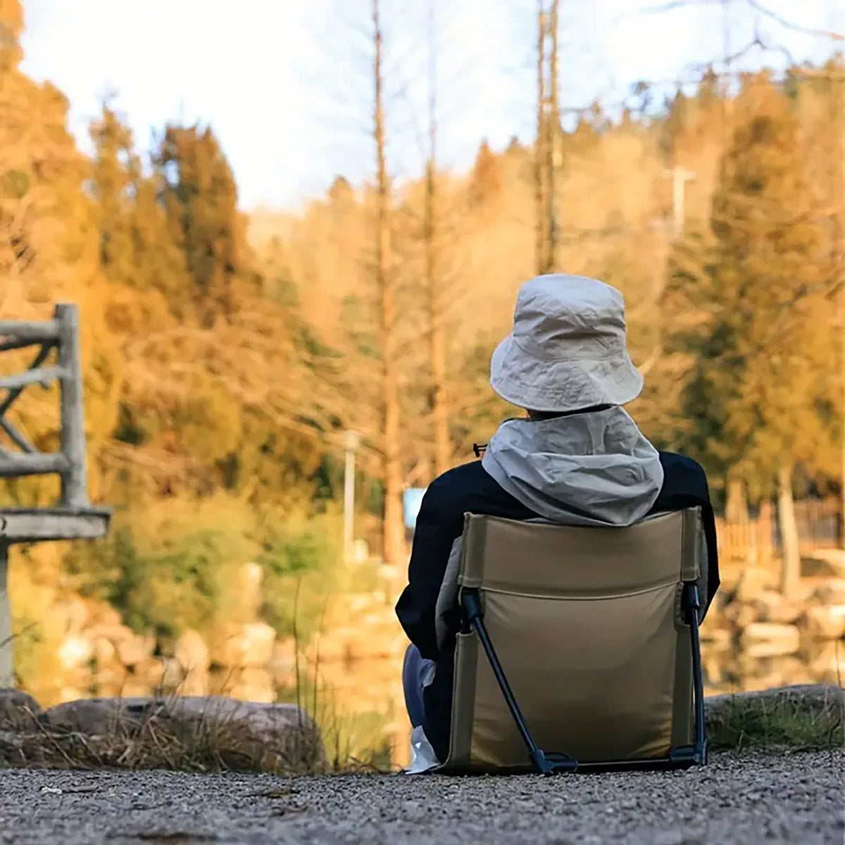 Portable Folding Camping Chair with Backrest Support Outdoor Gear