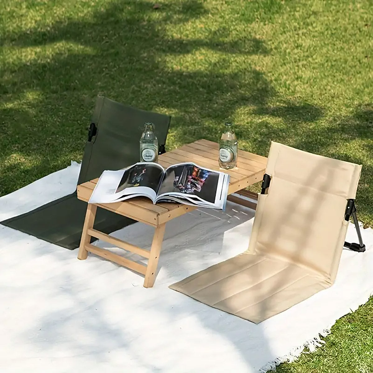 Portable Folding Camping Chair with Backrest Support Outdoor Gear