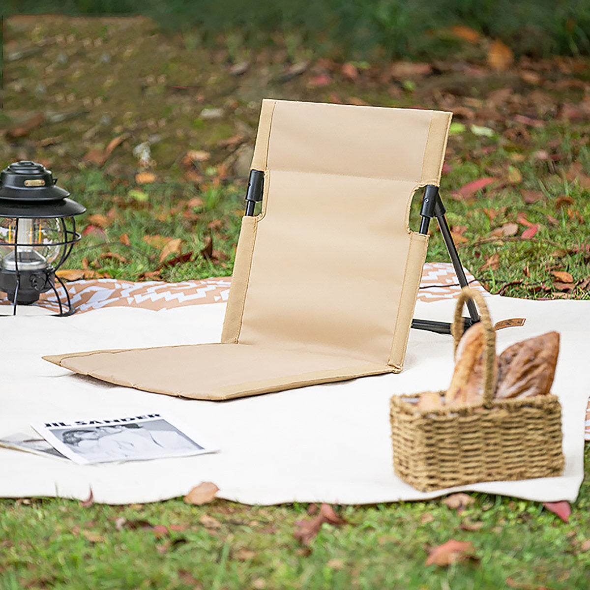 Portable Folding Camping Chair with Backrest Support Outdoor Gear