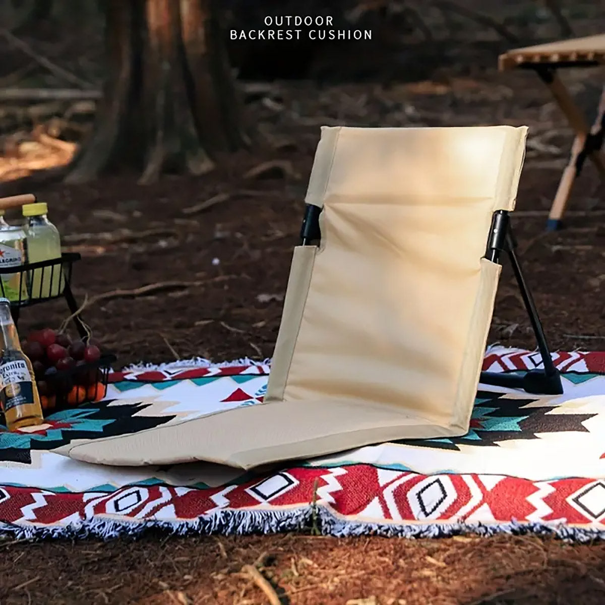 Portable Folding Camping Chair with Backrest Support Outdoor Gear