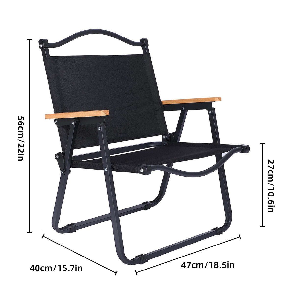 Portable Outdoor Folding Chair Camping Picnic Fishing Lightweight