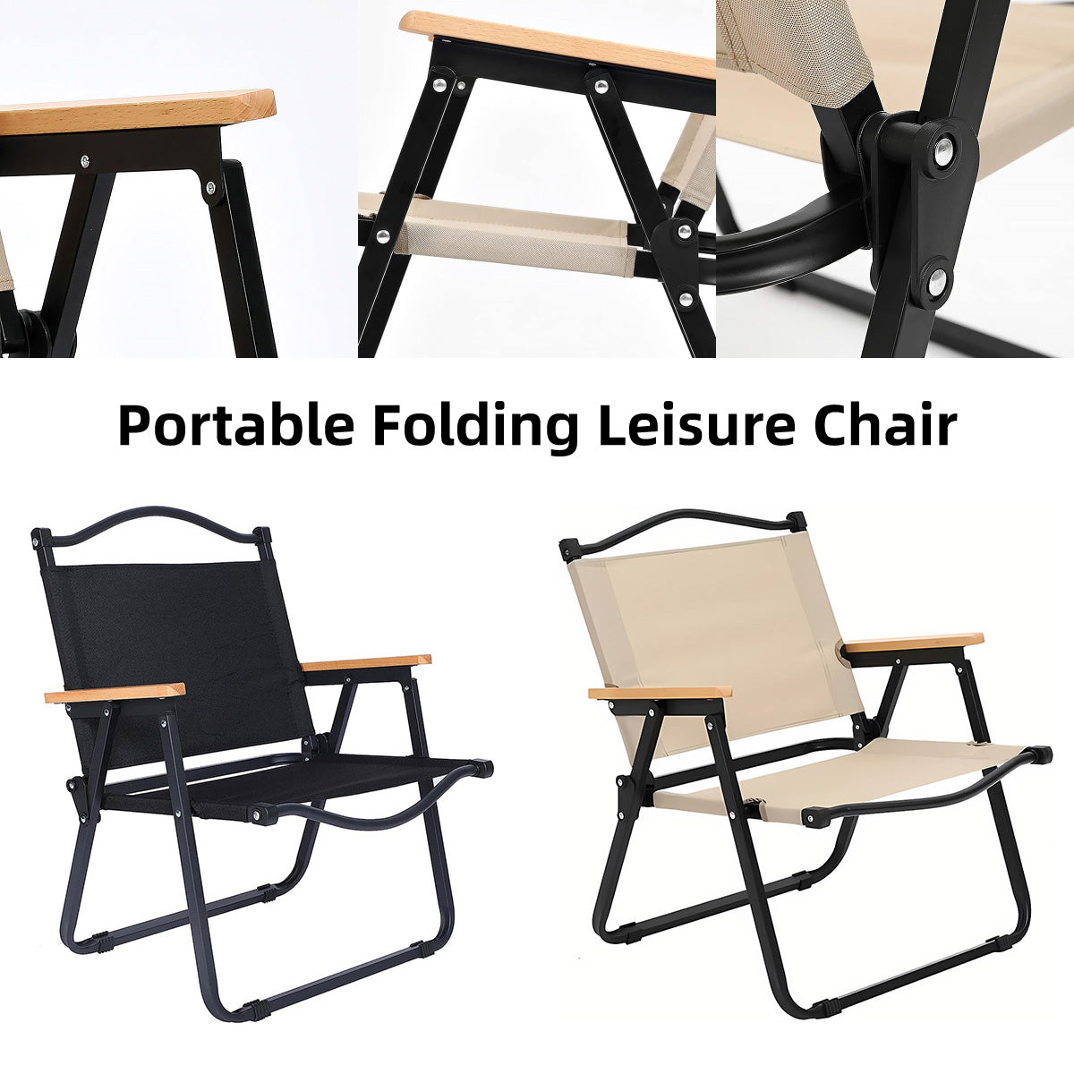 Portable Outdoor Folding Chair Camping Picnic Fishing Lightweight