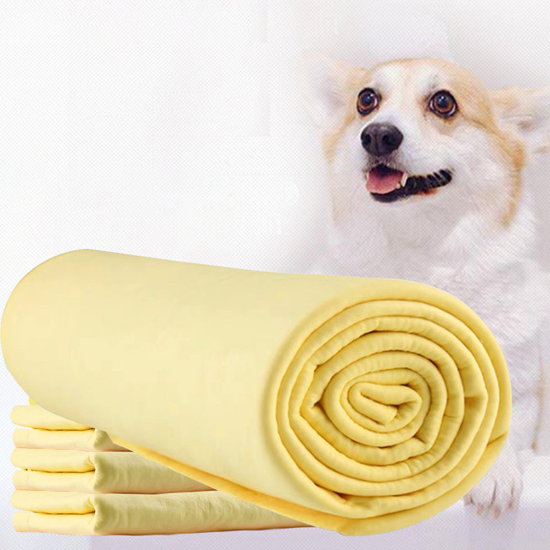 3PCS Synthetic Chamois Cloths Car Drying & Polishing Towel Set