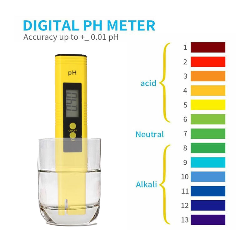 Digital Electric PH Meter LCD Tester Pocket Aquarium Water Test Pen Hydroponics