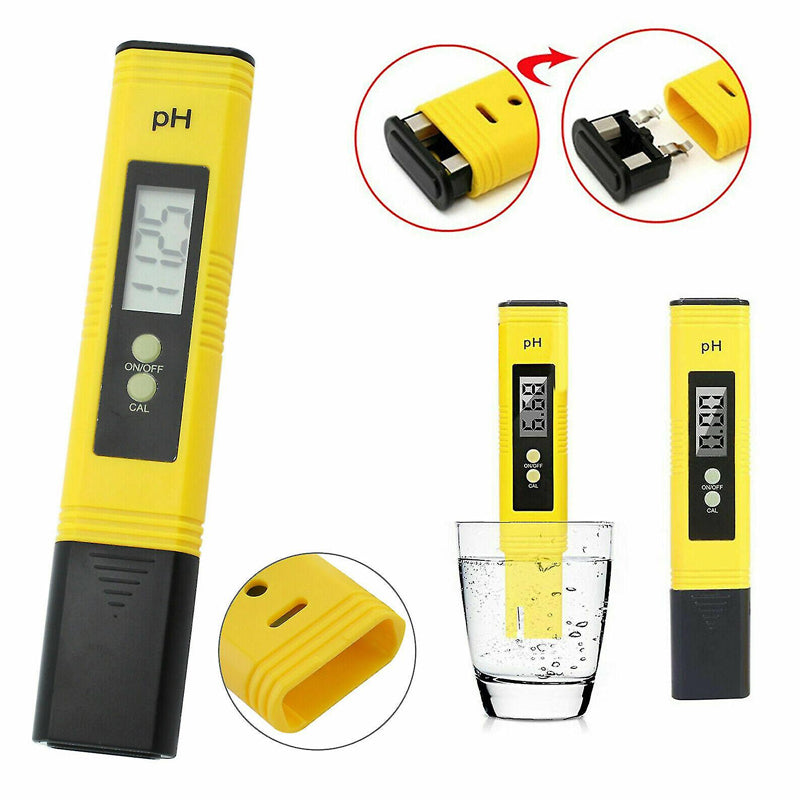 Digital Electric PH Meter LCD Tester Pocket Aquarium Water Test Pen Hydroponics