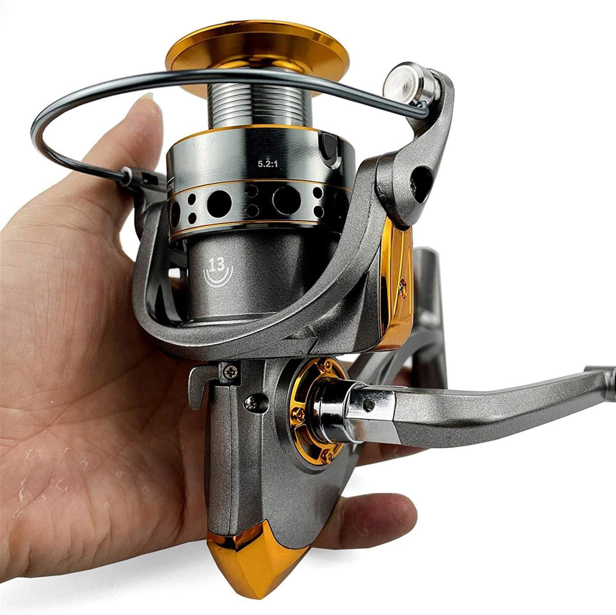 All-Metal Spinning Fishing Reel with CNC Wire Cup