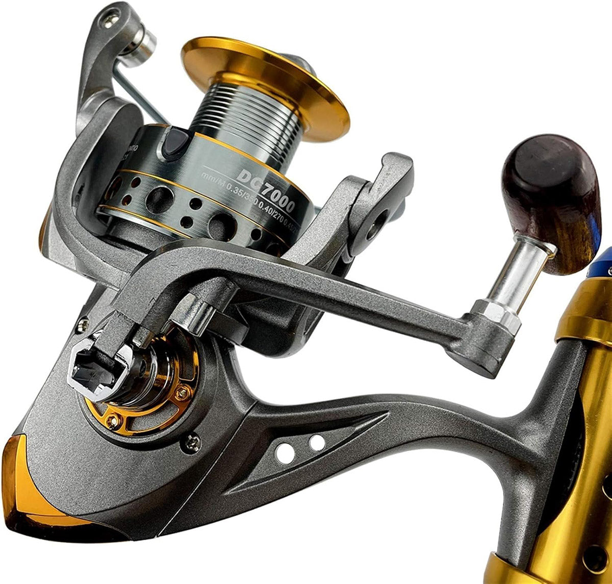 All-Metal Spinning Fishing Reel with CNC Wire Cup