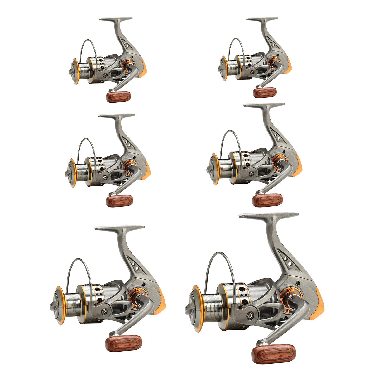 All-Metal Spinning Fishing Reel with CNC Wire Cup