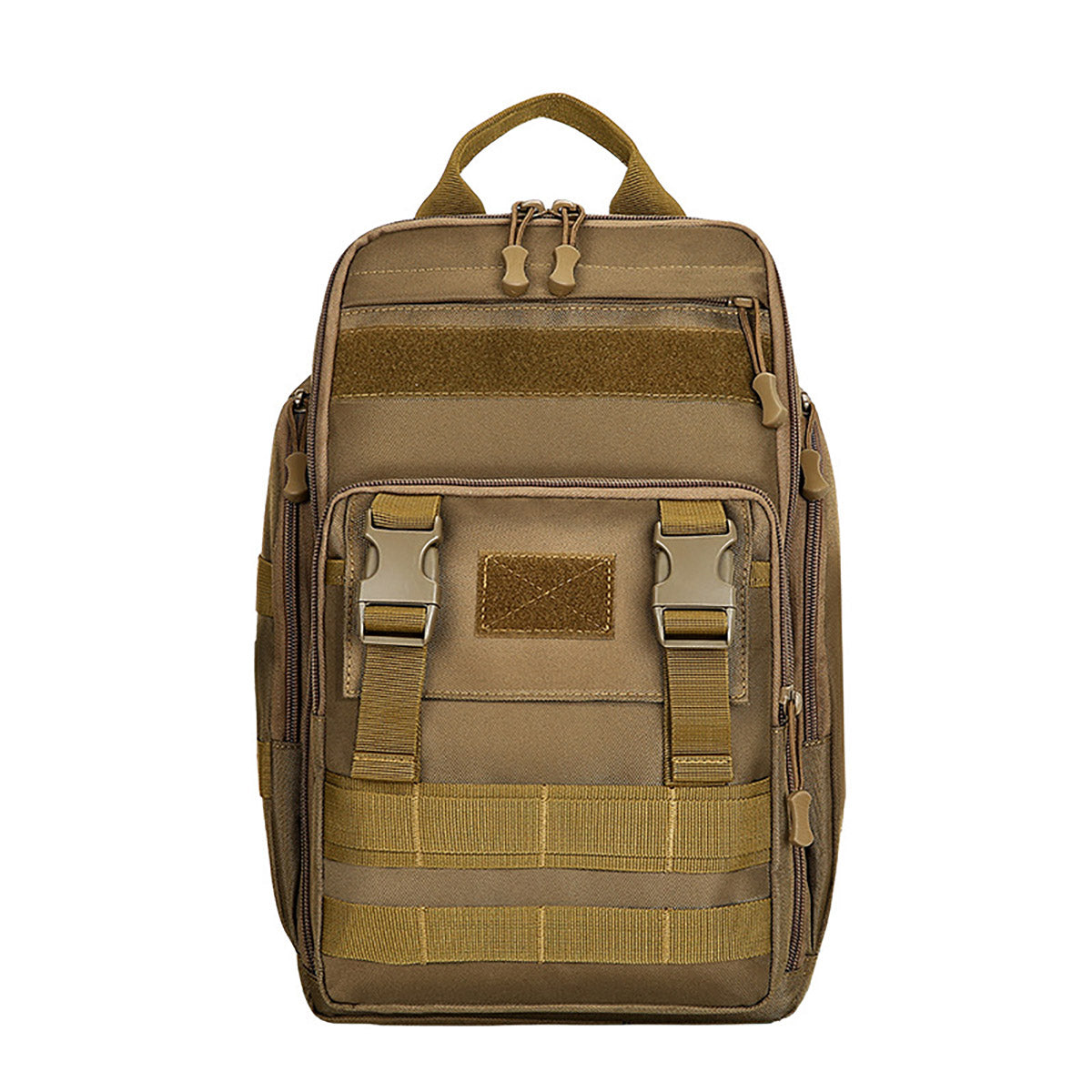 Men's Tactical Camouflage Backpack with Rod Holder for Outdoor Use