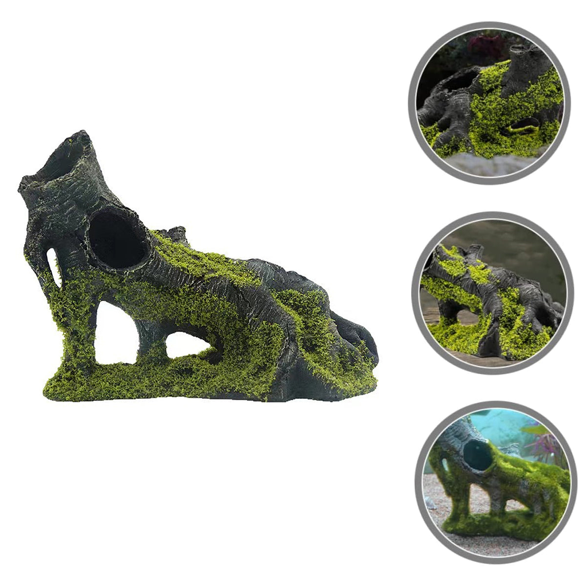 Resin Fish Tank Decorations Aquascape Dead Wood Ornament Simulation for Aquarium
